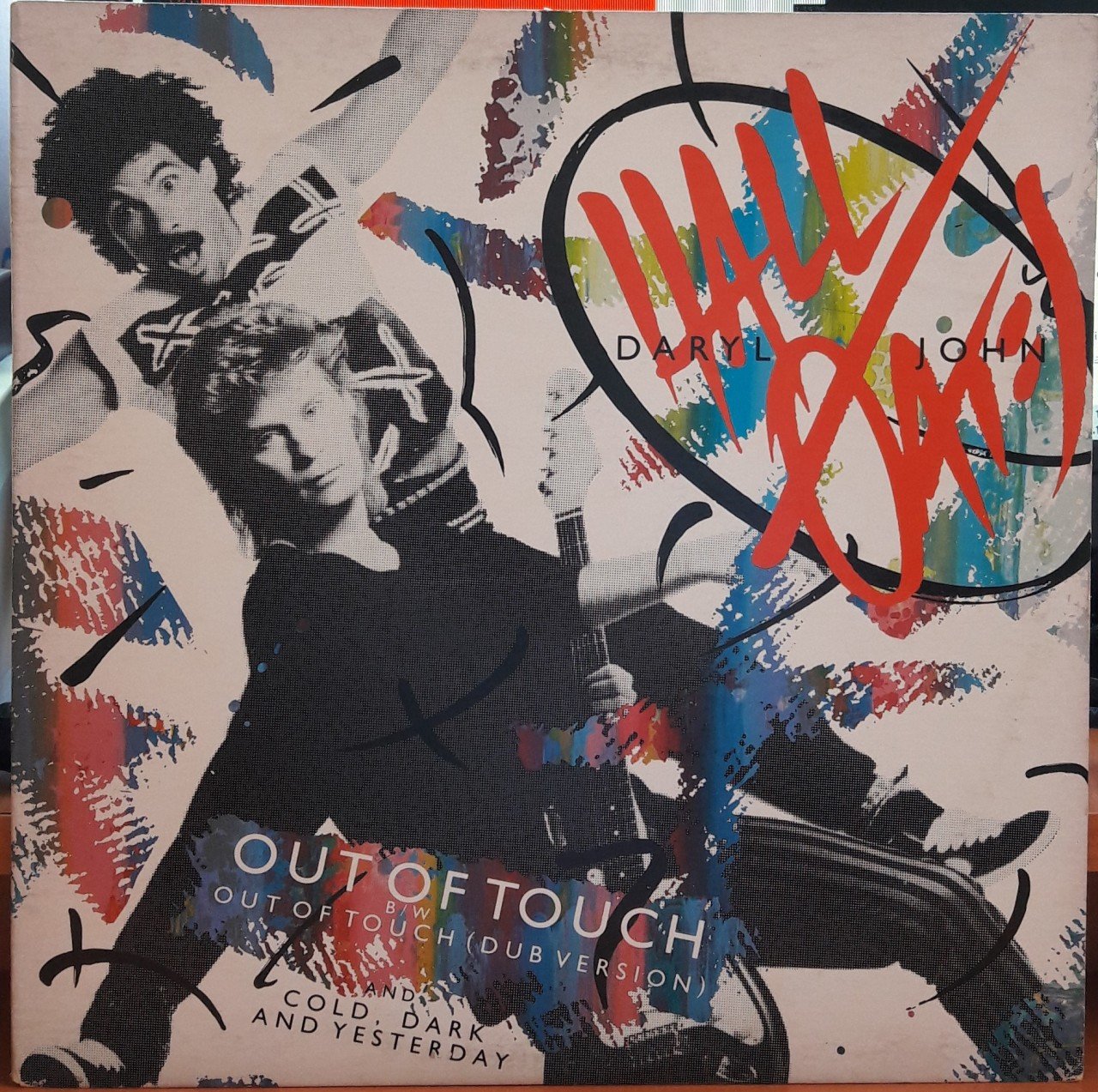 DARY HALL & JOHN OATES - OUT OF TOUCH (1984) - 12'' MAXI SINGLE VINYL PLAK 2.EL