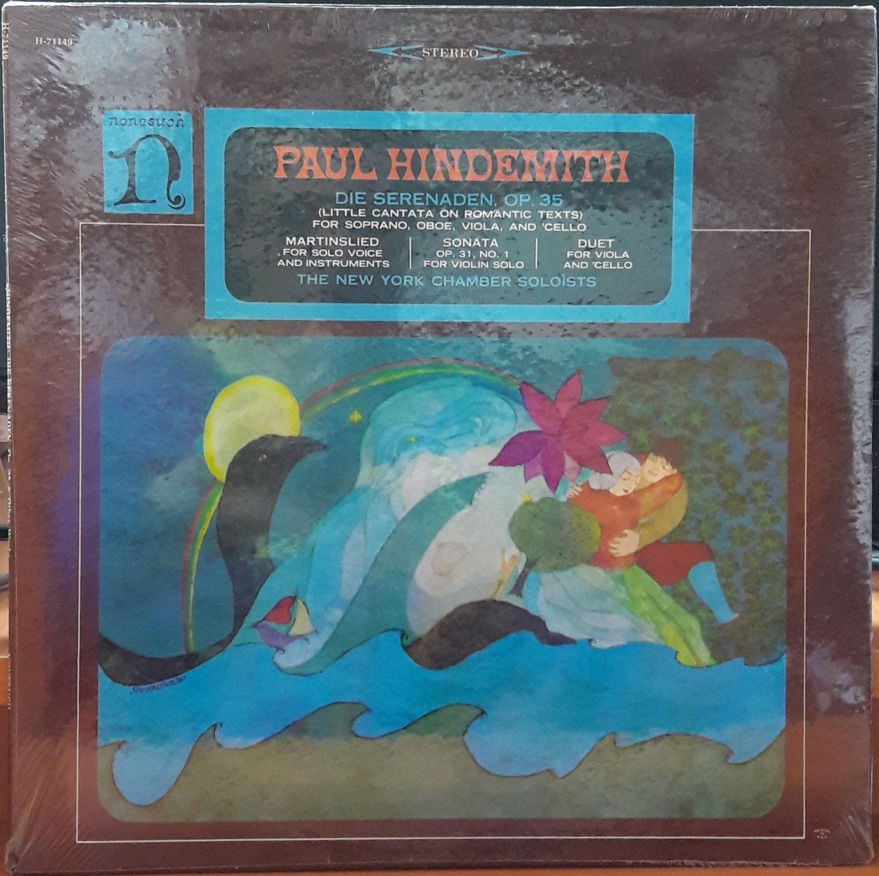 HINDEMITH: DIE SERENADEN, THE NEW YORK CHAMBER SOLOISTS - DÖNEM BASKISI SIFIR PLAK
