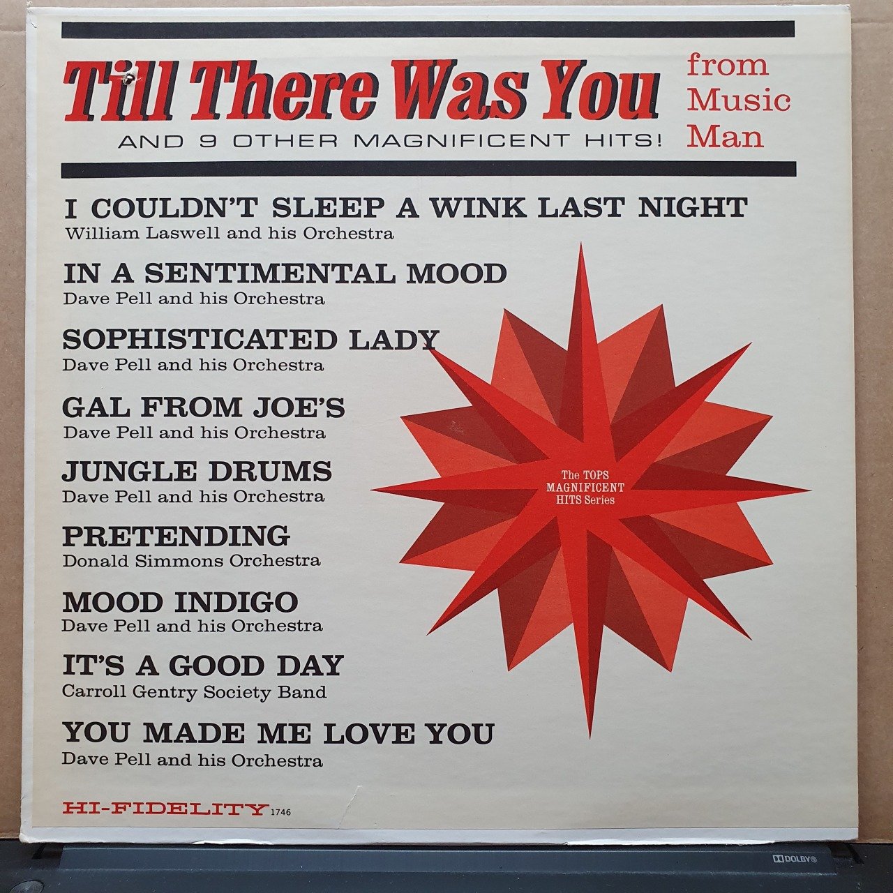 TILL THERE WAS YOU AND 9 OTHER MAGNIFICENT HITS / THE DAVE PELL ORCHESTRA - LP 2.EL PLAK