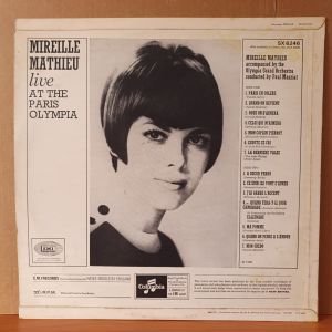 MIREILLE MATHIEU - LIVE AT THE PARIS OLYMPIA (1968) - LP 2.EL PLAK