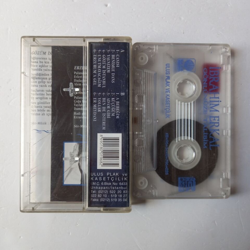 İBRAHİM ERKAL - GÖNLÜNÜZE TALİBİM (1996) - KASET 2.EL