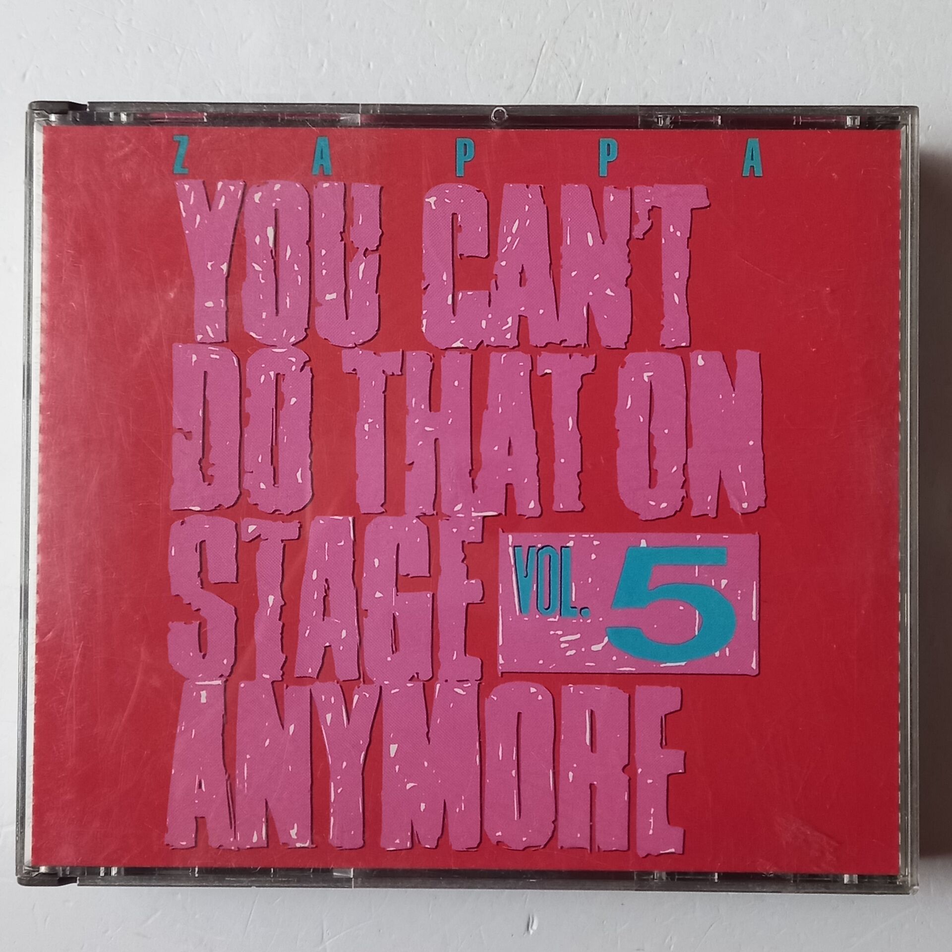 FRANK ZAPPA – YOU CAN\'T DO THAT ON STAGE ANYMORE VOL. 5 (1992) - 2CD 2.EL