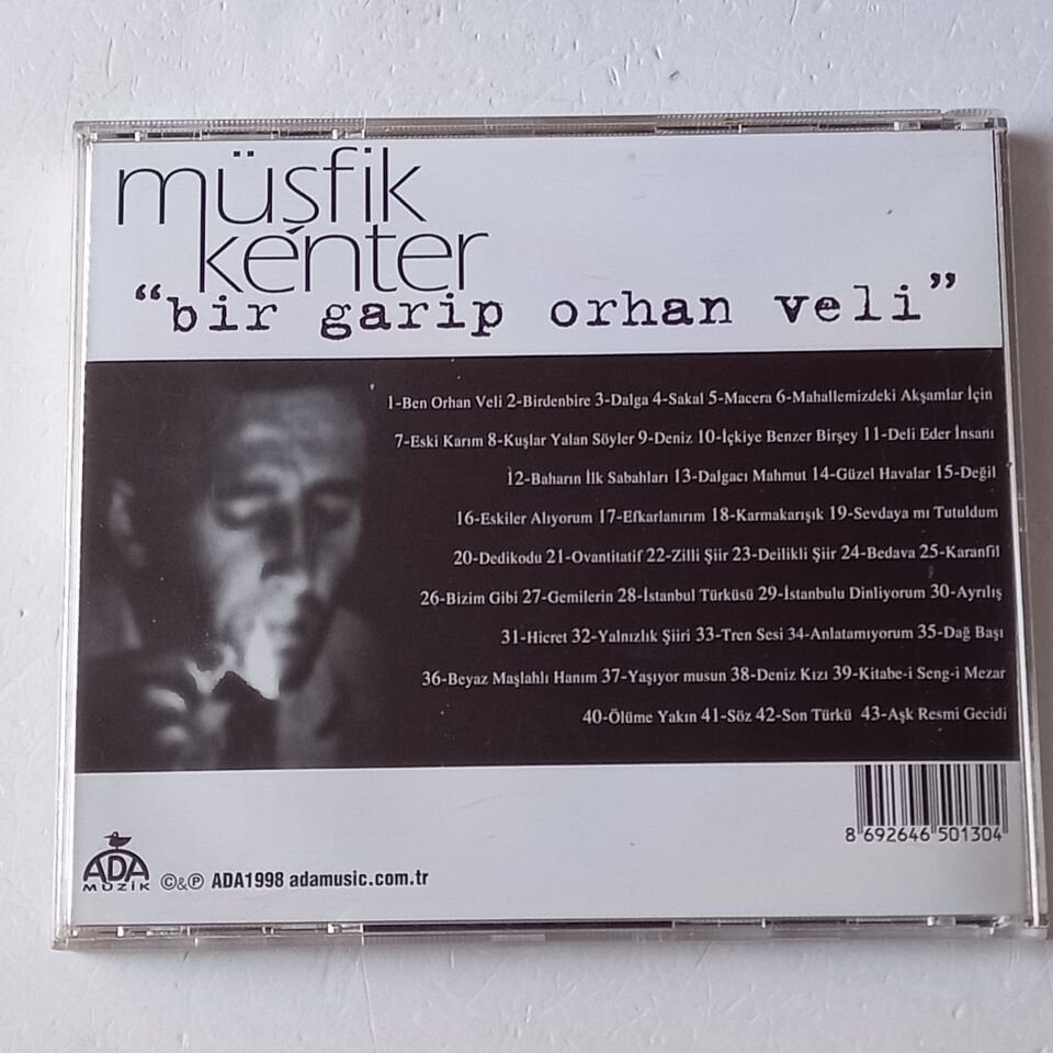 MÜŞFİK KENTER – BİR GARİP ORHAN VELİ (1998) - CD 2.EL