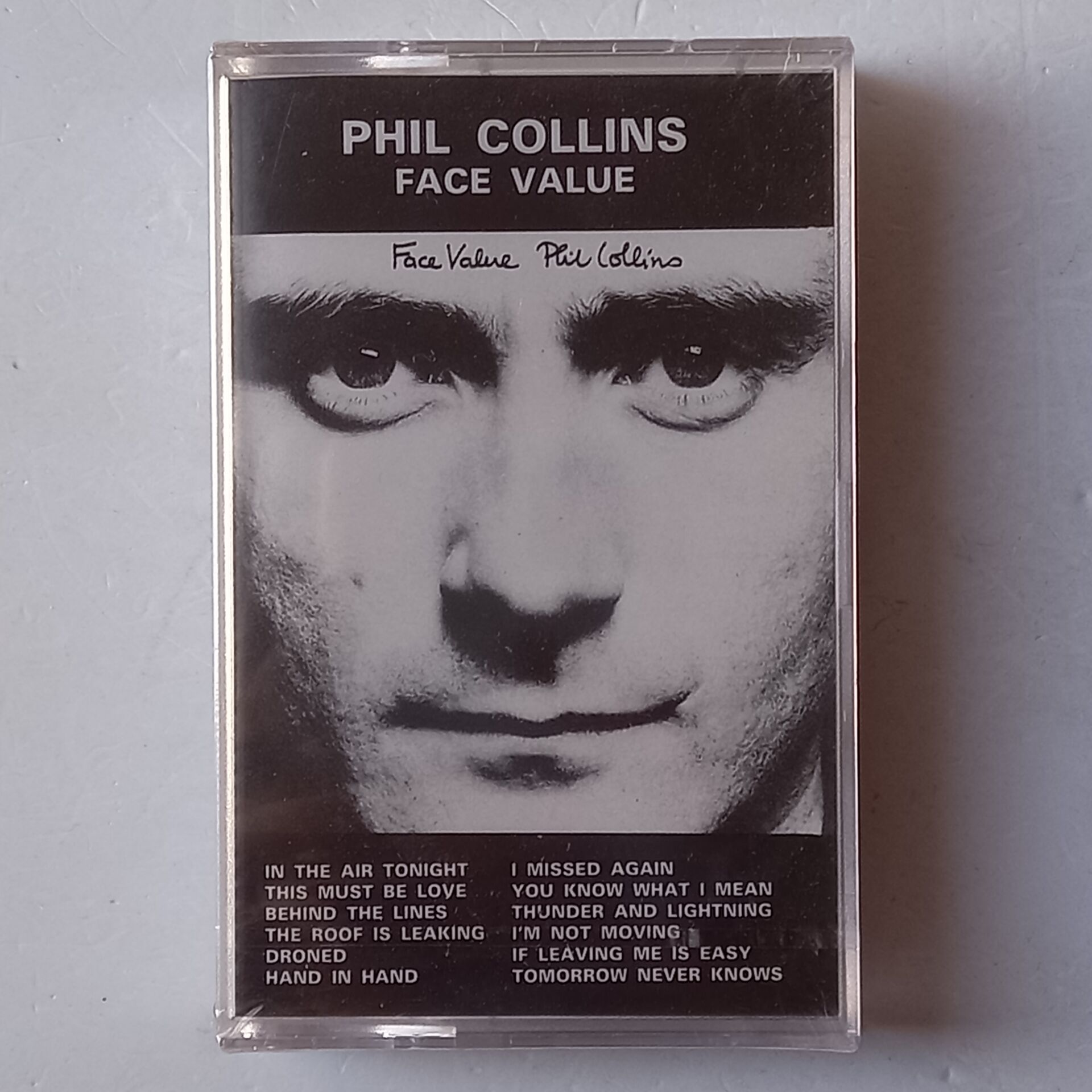 PHIL COLLINS - FACE VALUE (1990) - KASET AMBALAJINDA SIFIR