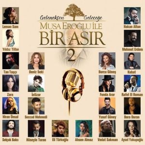 MUSA EROĞLU İLE BİR ASIR 2 (TRIBUTE ALBÜM) LEMAN SAM, YILDIZ TİLBE, HAKAN ALTUN, ZARA,.. (2022) 2xCD DIGIPAK SIFIR