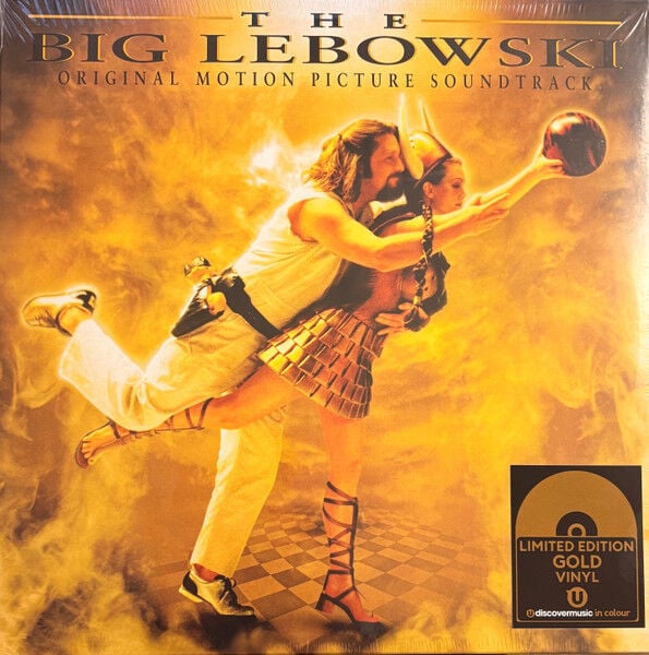 THE BIG LEBOWSKI - SOUNDTRACK (1998) GIPSY KINGS NINA SIMONE BOB DYLAN HENRY MANCINI etc - LP 2026 GOLD COLOURED EDITION SIFIR PLAK