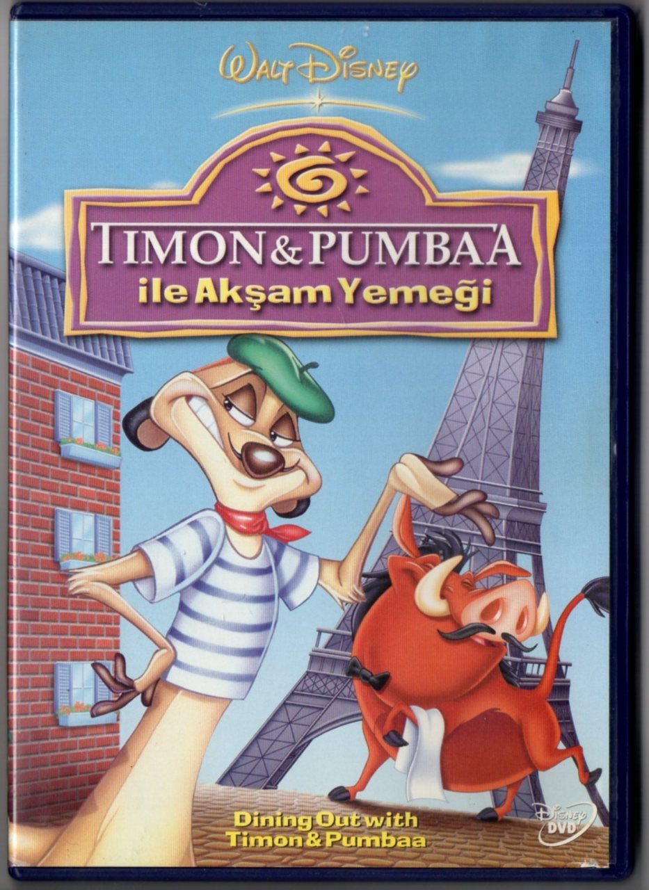 TIMON & PUMBAA ile AKŞAM YEMEĞİ - WALT DISNEY - DVD 2.EL