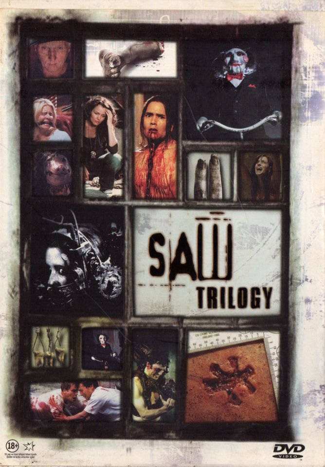 SAW TRILOGY - TESTERE 1-2-3 - JAMES WAN, DARREN LYNN BOUSMAN - 3 DVD BOX 2.EL