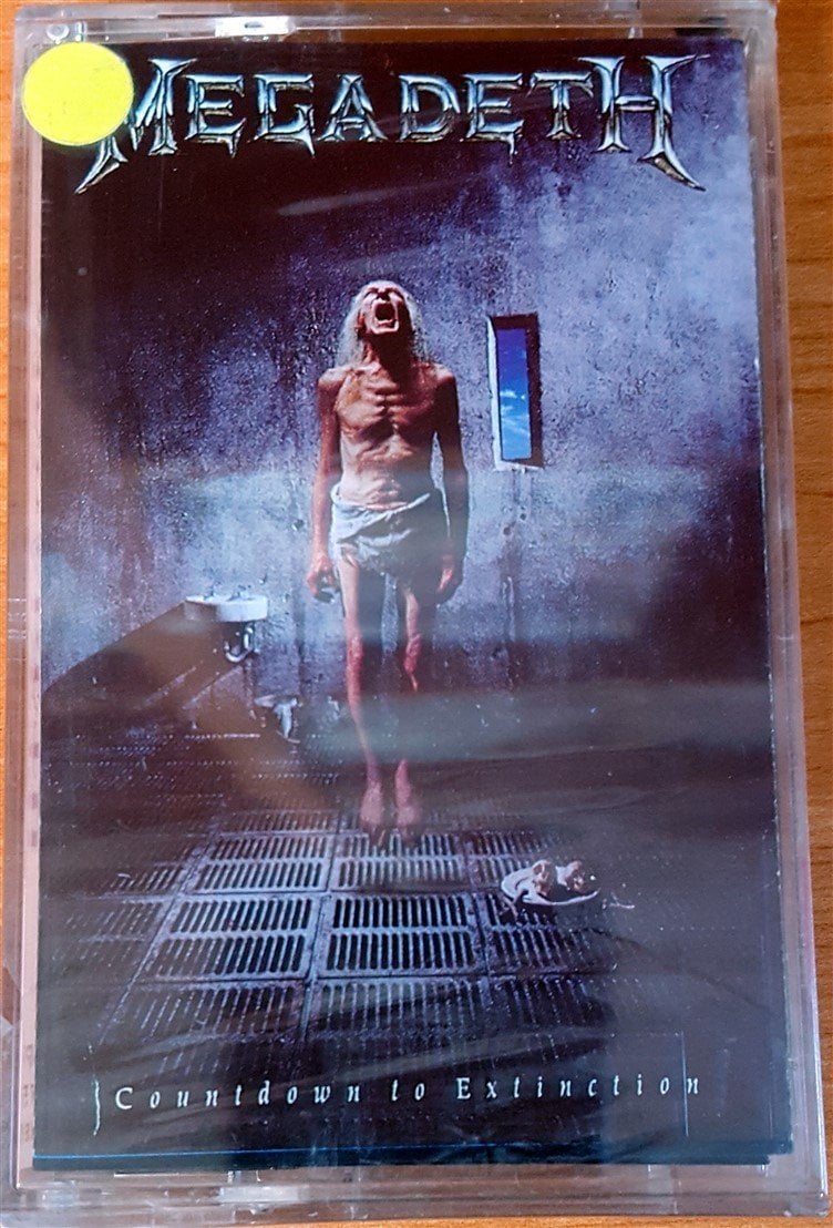 MEGADETH - COUNTDOWN TO EXTINCTION (1992) KENT CASSETTE MADE IN TURKEY ''NEW''