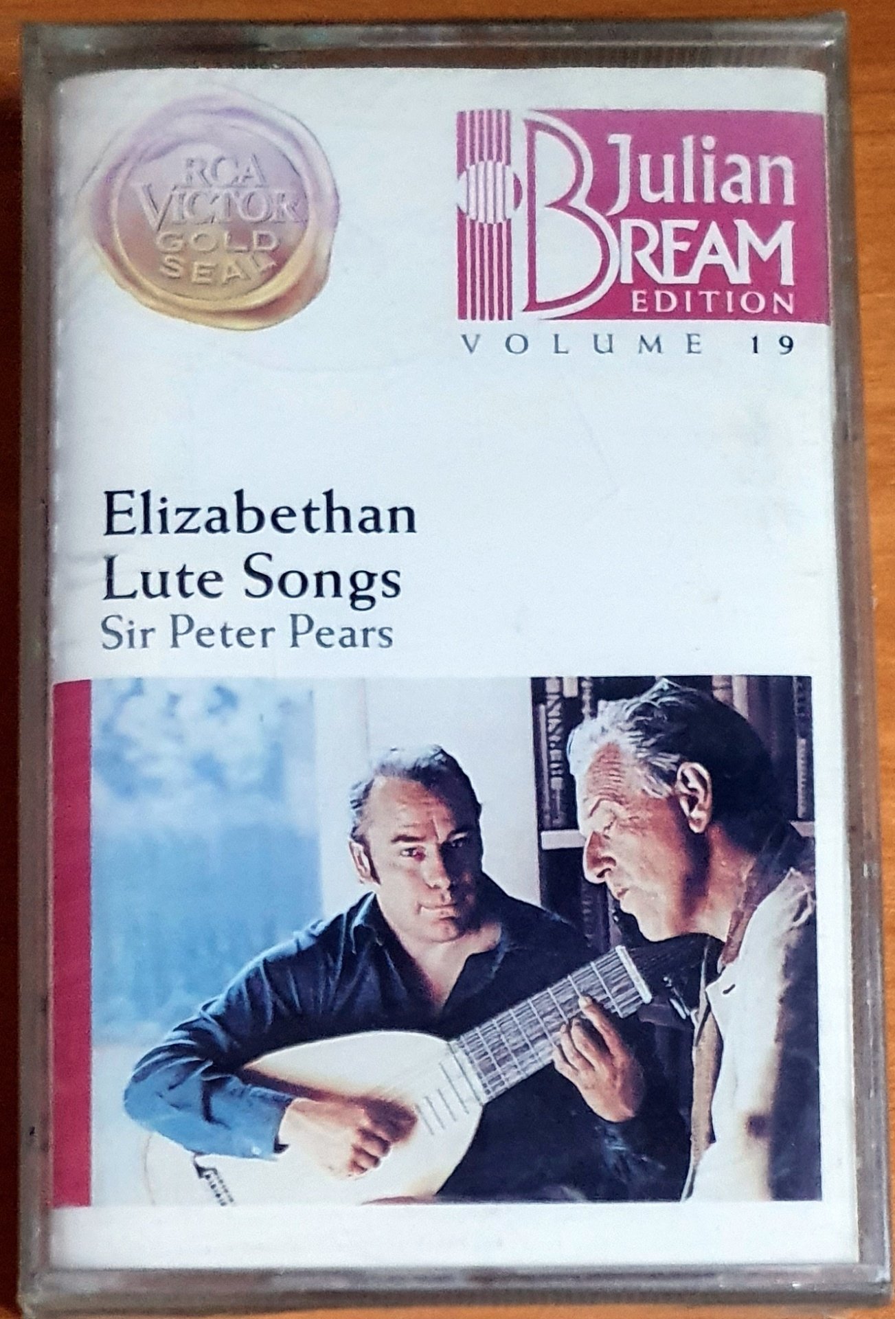 JULIAN BREAM EDITION VOLUME 19 / ELIZABETHAN LUTE SONGS / SIR PETER PEARS (1993) - KASET SIFIR