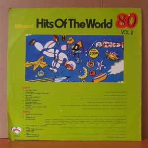 BILLBOARD HITS OF THE WORLD 80 VOL.2 / GEORGE BAKER, PETER KENT, DOLLY DOTS, MATCHBOX, STYX, SKY - LP YERLİ BASKI 2.EL PLAK