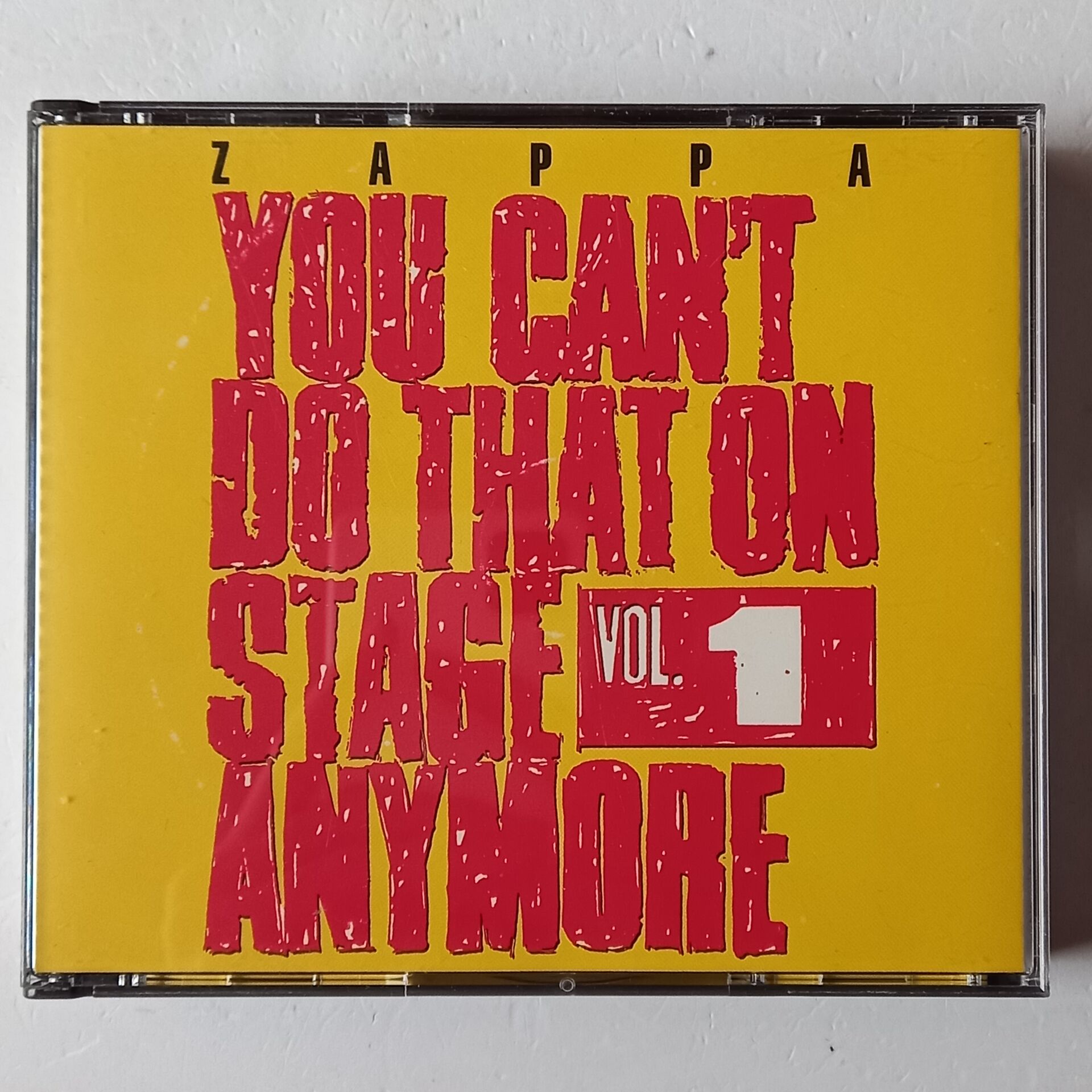 ZAPPA – YOU CAN\'T DO THAT ON STAGE ANYMORE VOL. 1 (1988) - 2CD 2.EL