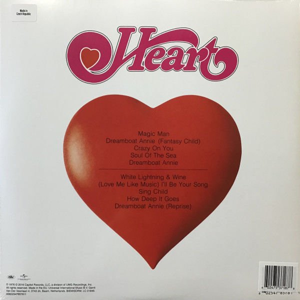 HEART - DREAMBOAT ANNIE (1975) - LP 2025 RED COLOURED EDITION SIFIR PLAK