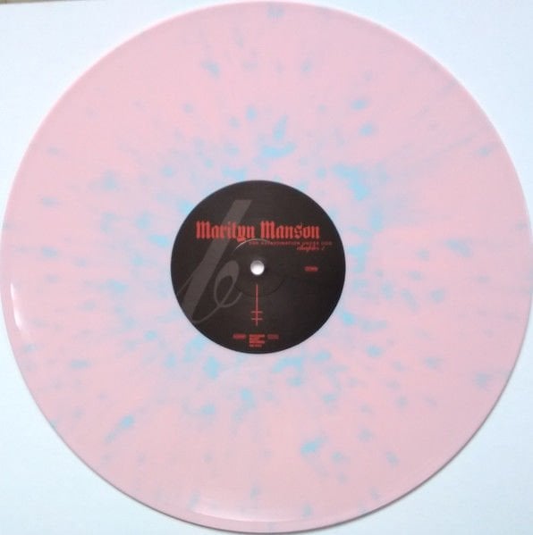 MARILYN MANSON - ONE ASSASSINATION UNDER GOD (2024) - LP 2025 PASTEL PINK WITH BLUE SPLATTER COLOURED EDITION SIFIR PLAK