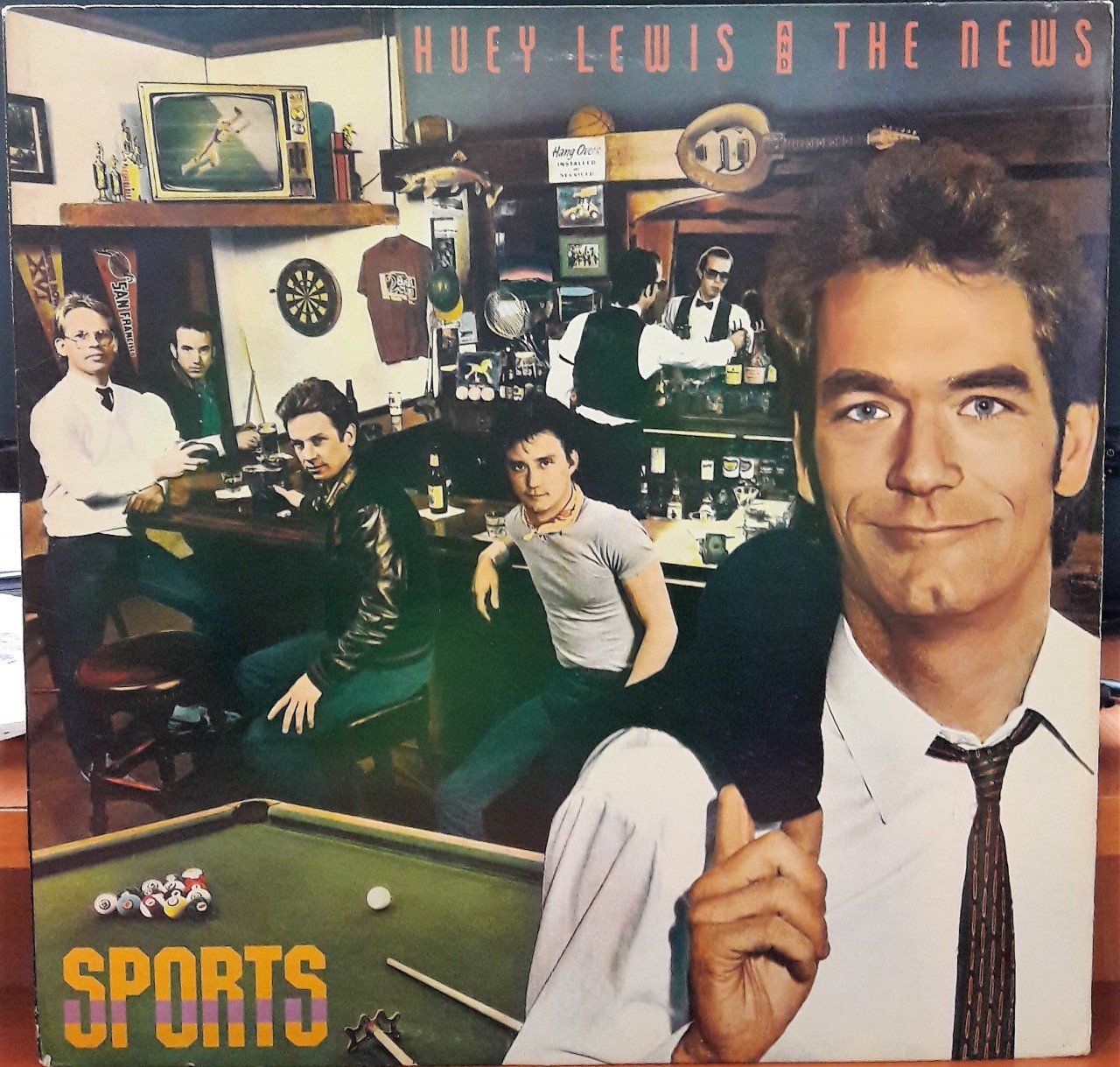 HUEY LEWIS AND THE NEWS - SPORTS (1983) - PLAK 2.EL