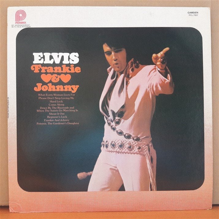 ELVIS PRESLEY - FRANKIE & JOHNNY (1975) - PLAK 2.EL