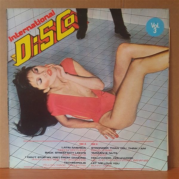 INTERNATIONAL DISCO VOL.3 / GIBSON BROTHERS, CARL DOUGLAS, YELLOW MAGIC ORCHESTRA, EDWIN STARR, MADNESS - LP YERLİ BASKI 2.EL PLAK