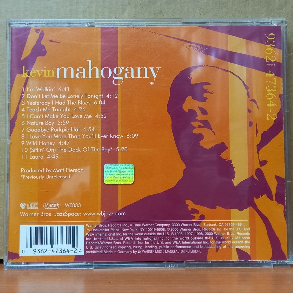 KEVIN MAHOGANY – PORTRAIT OF KEVIN MAHOGANY (2000) - CD 2.EL