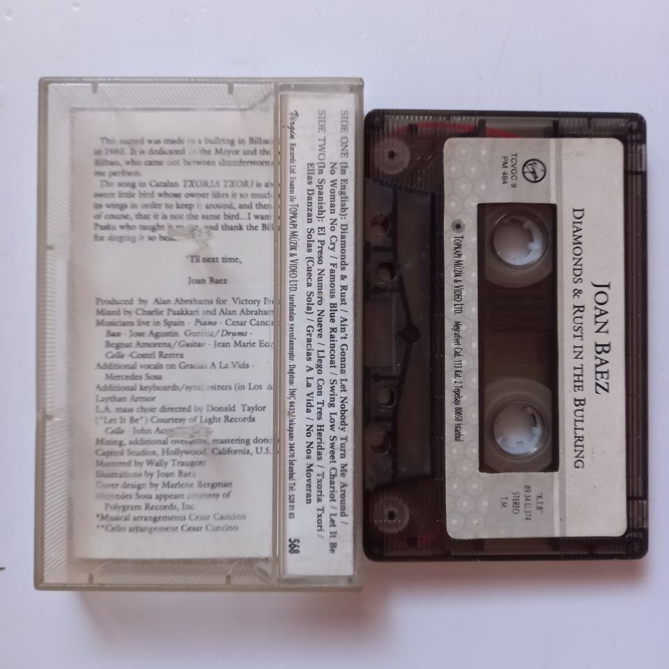 JOAN BAEZ - DIAMONDS & RUST IN THE BULLRING (1989) - KASET 2.EL