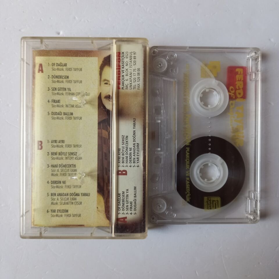 FERDİ TAYFUR - OF DAĞLAR (1997) - KASET 2.EL