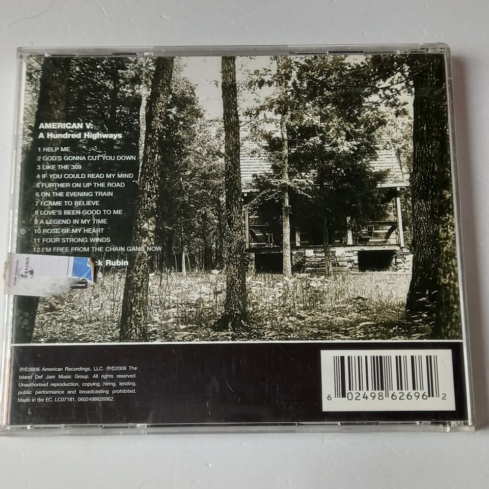 JOHNNY CASH – AMERICAN V: A HUNDRED HIGHWAYS (2006) - CD 2.EL