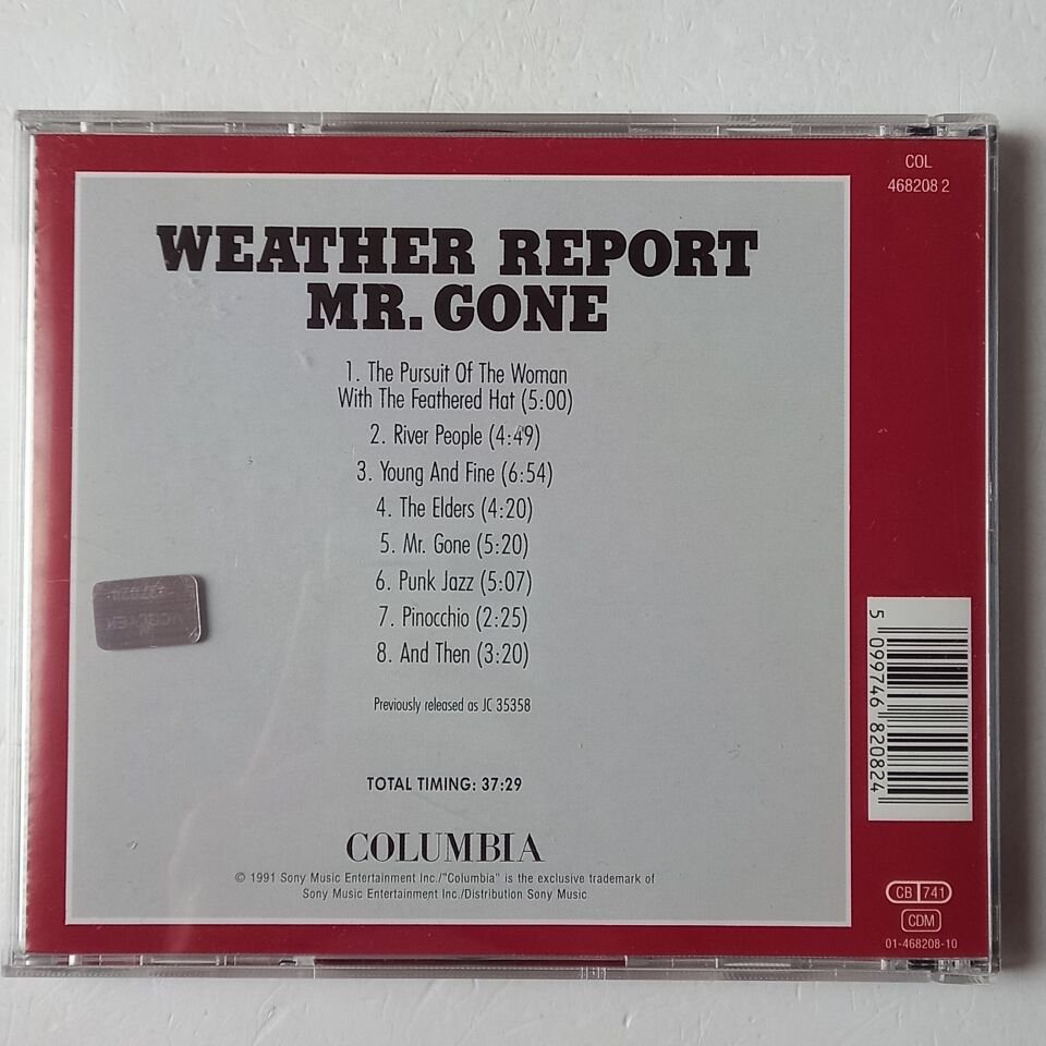 WEATHER REPORT – MR. GONE (1978) - CD REMASTERED 1991 REISSUE 2.EL