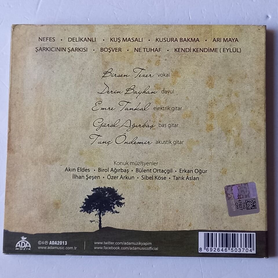 BİRSEN TEZER – İKİNCİ CİHAN (2013) - CD DIGIPAK 2.EL