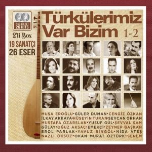TÜRKÜLERİMİZ VAR BİZİM 1&2 - 2'Lİ BOX 19 SANATÇI 26 ESER (GÜLER DUMAN, MUSA EROĞLU, HÜSEYİN TURAN, GÜLAY,..) 2xCD DIGIPAK SIFIR