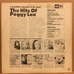 PEGGY LEE - THE HITS OF PEGGY LEE 2.EL PLAK