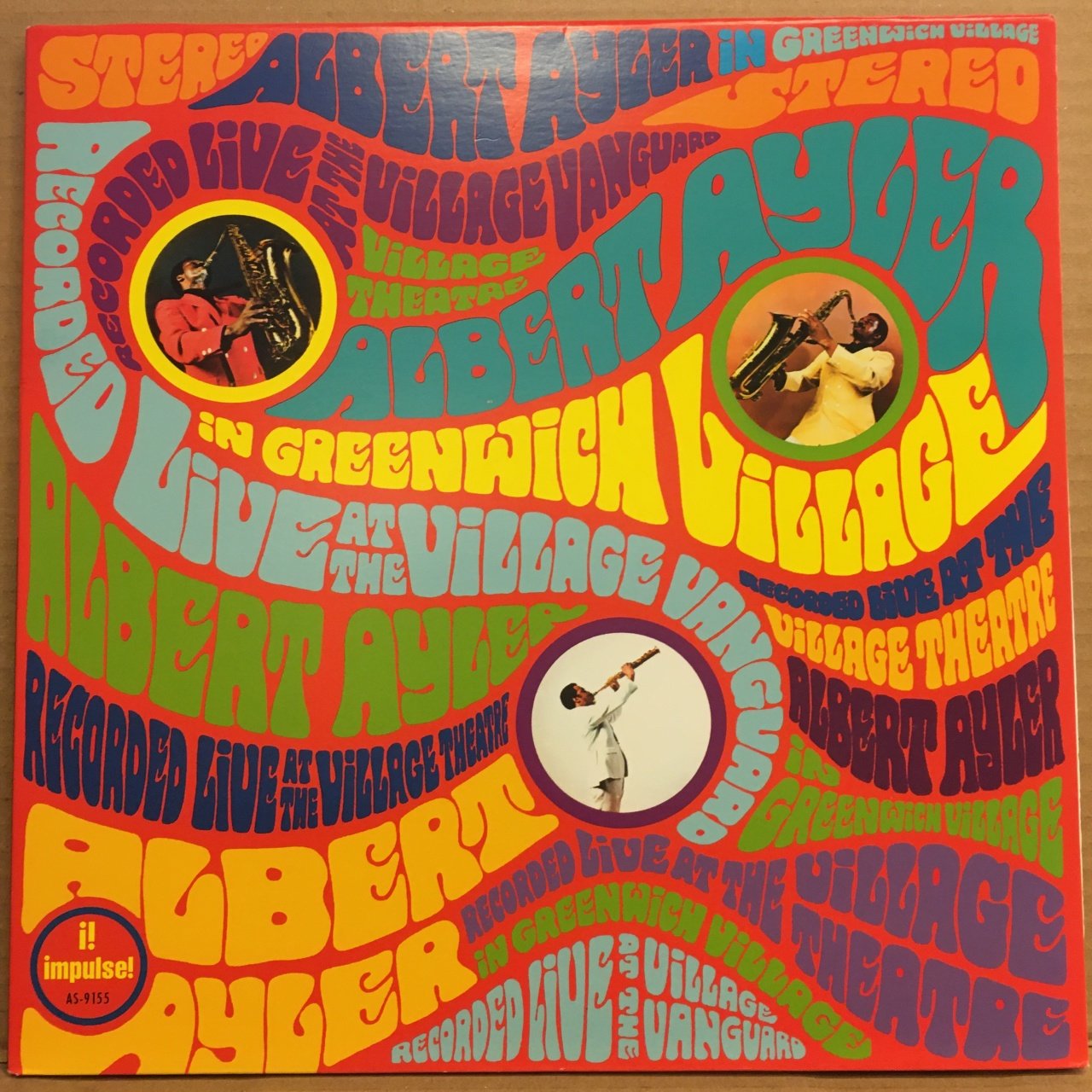 ALBERT AYLER - IN GREENWICH VILLAGE (1967) 2015 REISSUE 2.EL PLAK