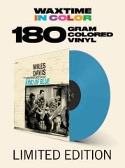 MILES DAVIS - KIND OF BLUE (1959) - LP 180GR 2018 BLUE COLORED SIFIR PLAK WAX TIME BASKI