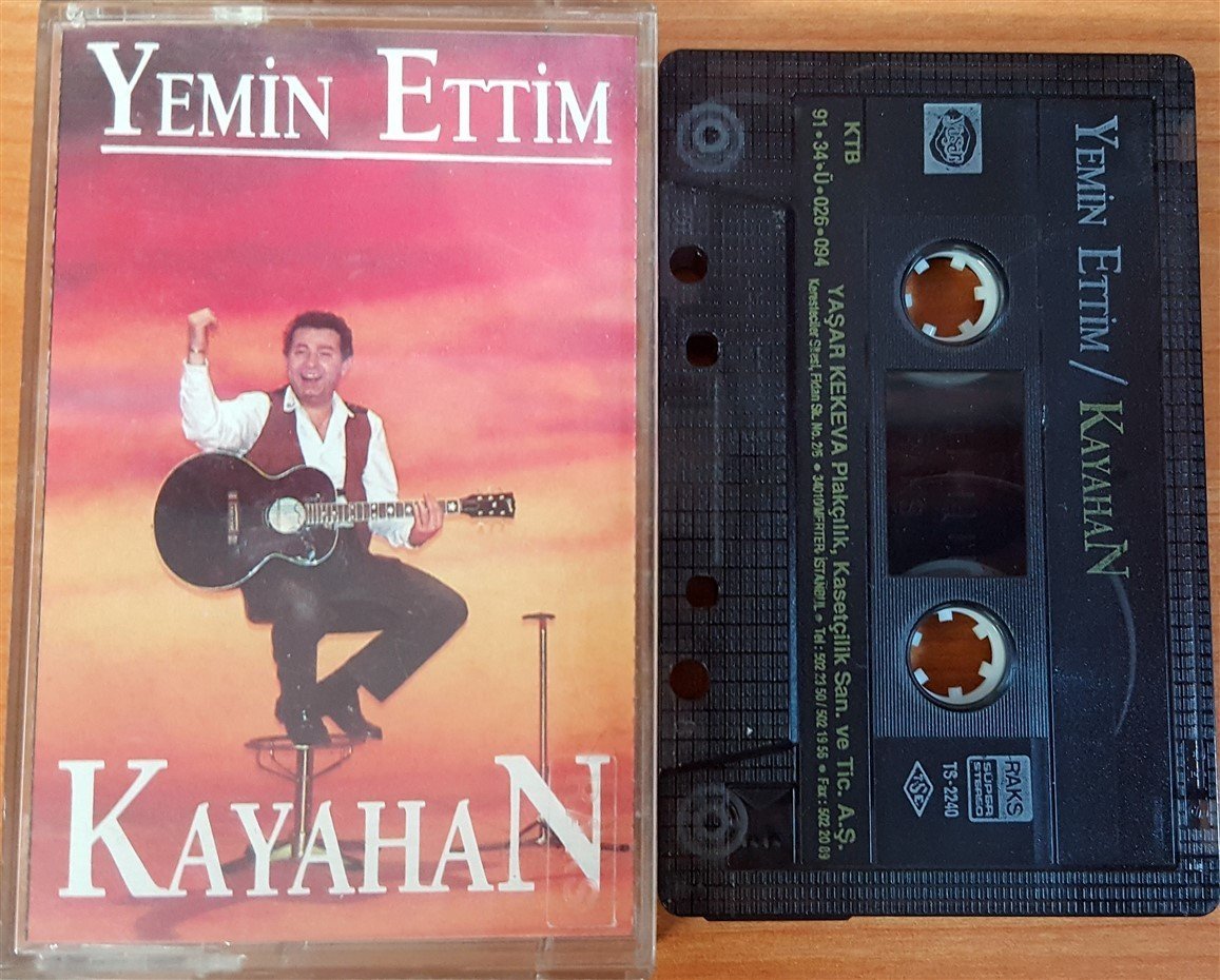 KAYAHAN - YEMİN ETTİM KASET 2.EL