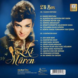 ZEKİ MÜREN - 2'Lİ BOX - KAHIR MEKTUBU & ESKİMEYEN DOST - 2xCD DIGIPAK SIFIR