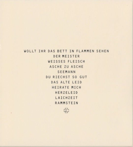 RAMMSTEIN - HERZELEID XXV (1995 / 2020) - CD LIMITED EDITION / DIGIPACK AMBALAJINDA SIFIR