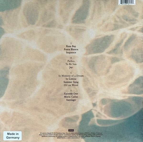 LUDOVICO EINAUDI – THE SUMMER PORTRAITS (2025) - 2LP MODERN CLASSICAL SIFIR PLAK