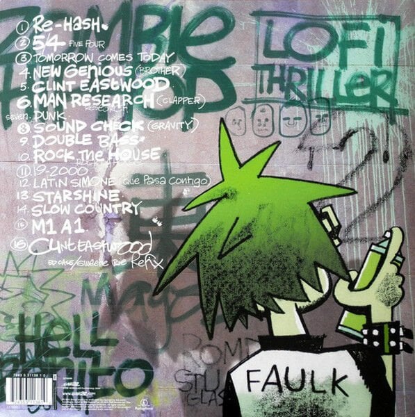 GORILLAZ - GORILLAZ (2001) - 2LP VINYL SIFIR PLAK