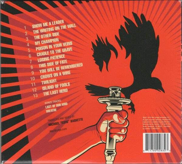 ALTER BRIDGE – THE LAST HERO (2016) - CD DIGIPAK AMBALAJINDA SIFIR
