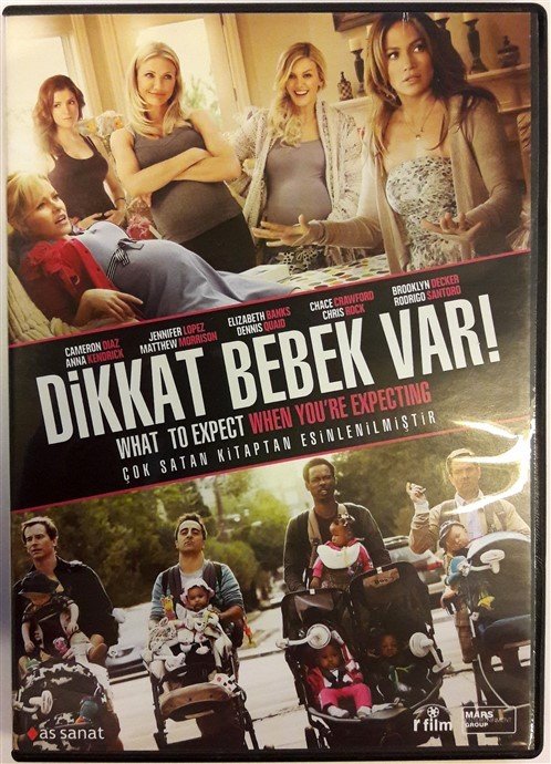 DİKKAT BEBEK VAR - WHAT TO EXPECT WHEN YOU'RE EXPECTING - CAMERON DIAZ - JENNIFER LOPEZ - DVD 2.EL