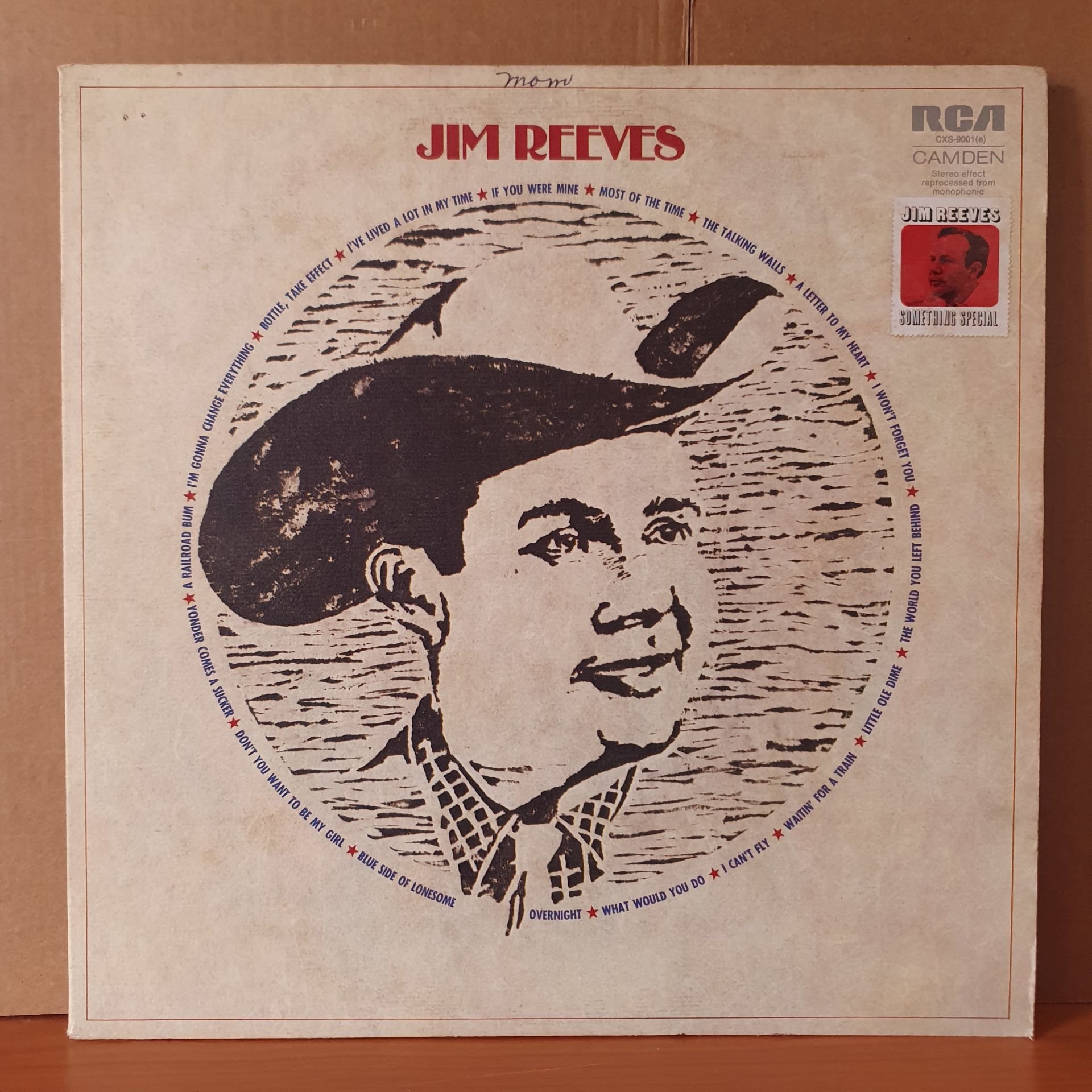 JIM REEVES - JIM REEVES (1972) - 2LP 2.EL PLAK