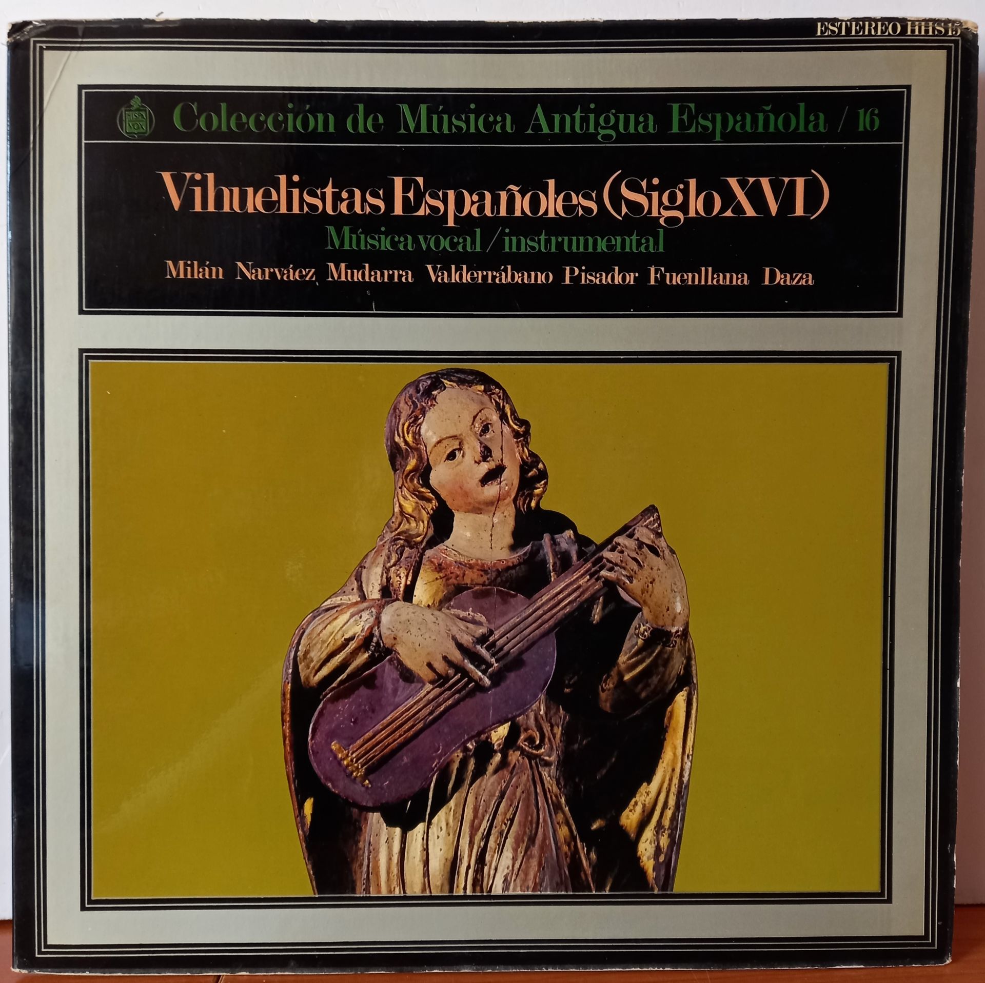 RODRIGO DE ZAYAS, ANNE PERRET – VIHUELISTAS ESPANOLES SIGLO XVI (1972) - LP 2.EL PLAK