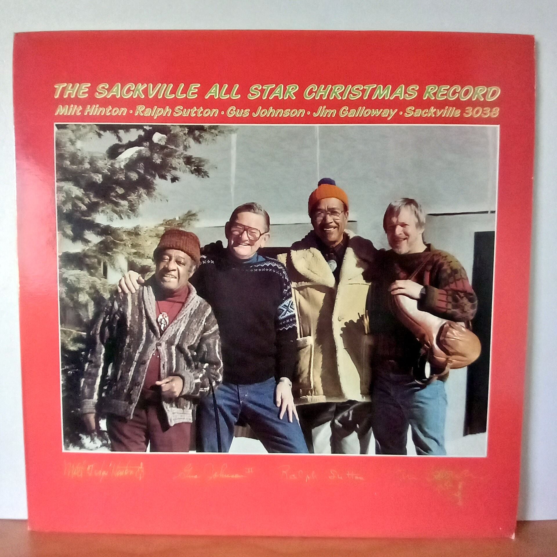 THE SACKVILLE ALL STAR CHRISTMAS RECORD / JIM GALLOWAY AND MILT HINTON AND GUS JOHNSON AND RALPH SUTTON (1986) - LP 2.EL PLAK