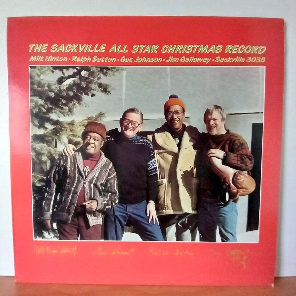 THE SACKVILLE ALL STAR CHRISTMAS RECORD / JIM GALLOWAY AND MILT HINTON AND GUS JOHNSON AND RALPH SUTTON (1986) - LP 2.EL PLAK