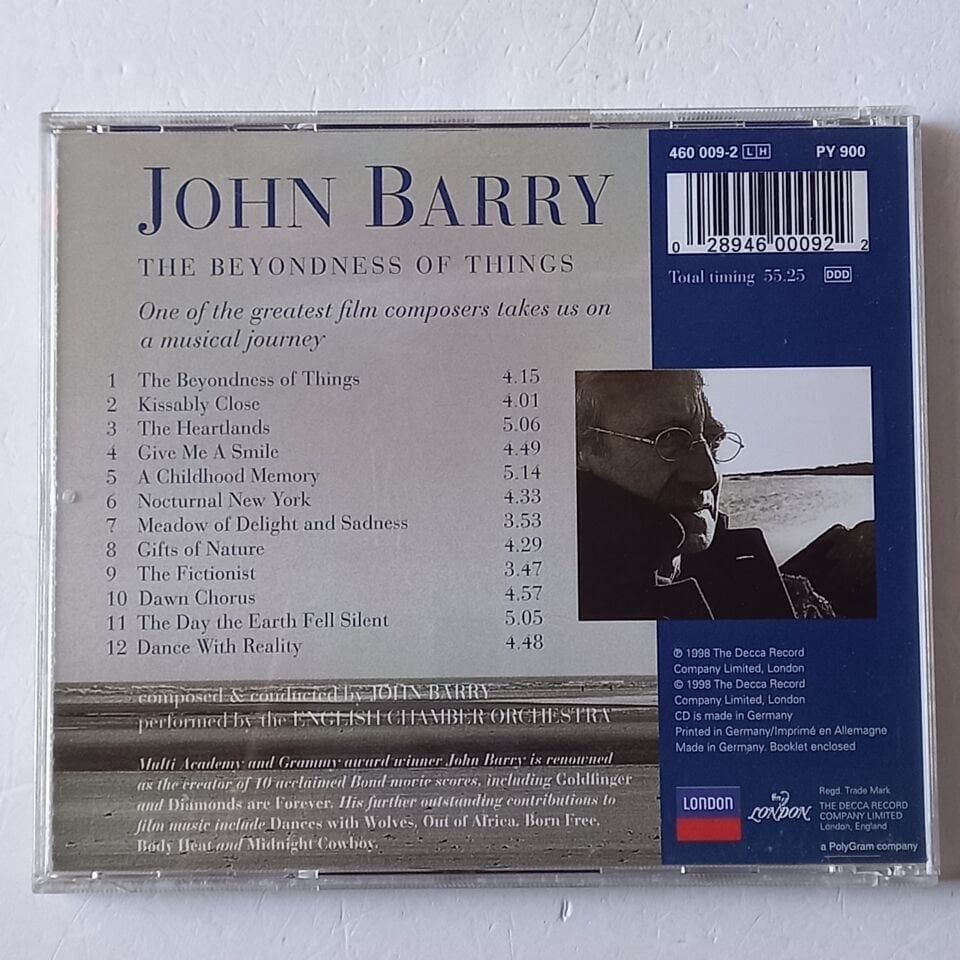 JOHN BARRY – THE BEYONDNESS OF THINGS (1998) - CD 2.EL
