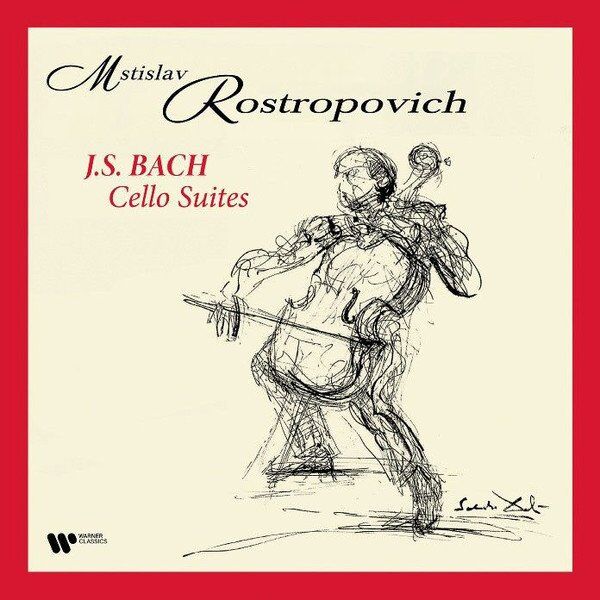 BACH - CELLO SUITES / ROSTROPOVICH (1995) - 4LP 2021 EDİSYON SIFIR PLAK