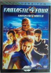 FANTASTİK 4 DÖRTLÜ - FANTASTIC 4 FOUR - JESSICA ALBA - CHRIS EVANS - MARVEL - 2DVD 2.EL