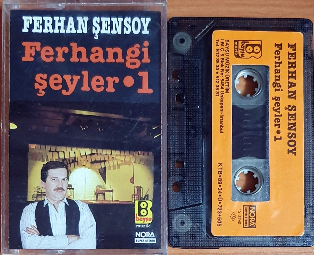 FERHAN ŞENSOY - FERHANGİ ŞEYLER 1 (1989) KASET BAYŞU MÜZİK 2.EL