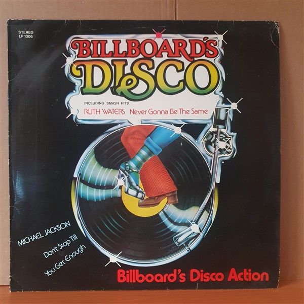BILLBOARD'S DISCO / MICHAEL JACKSON, AL HUDSON, RUTH WATERS, MELBA MOORE, MARTIN CIRCUS, MIGHTY POPE, CUBA GOODING - LP YERLİ BASKI 2.EL PLAK