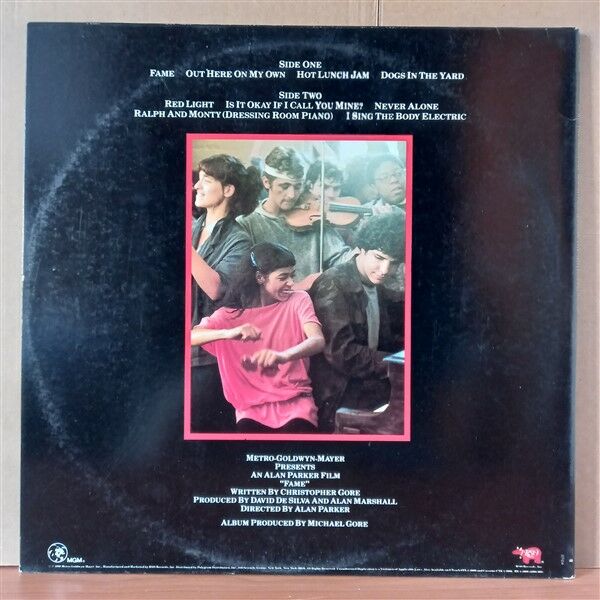 FAME / ORIGINAL SOUNDTRACK FROM THE MOTION PICTURE / IRENE CARA, PAUL MCCRANE, LINDA CLIFFORD (1980) - LP 2.EL PLAK
