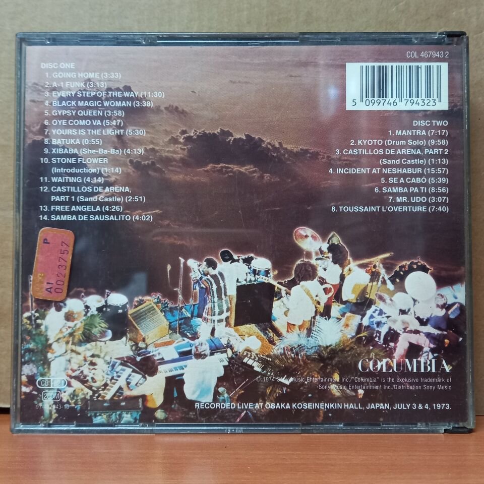 SANTANA – LOTUS - 2CD 2.EL