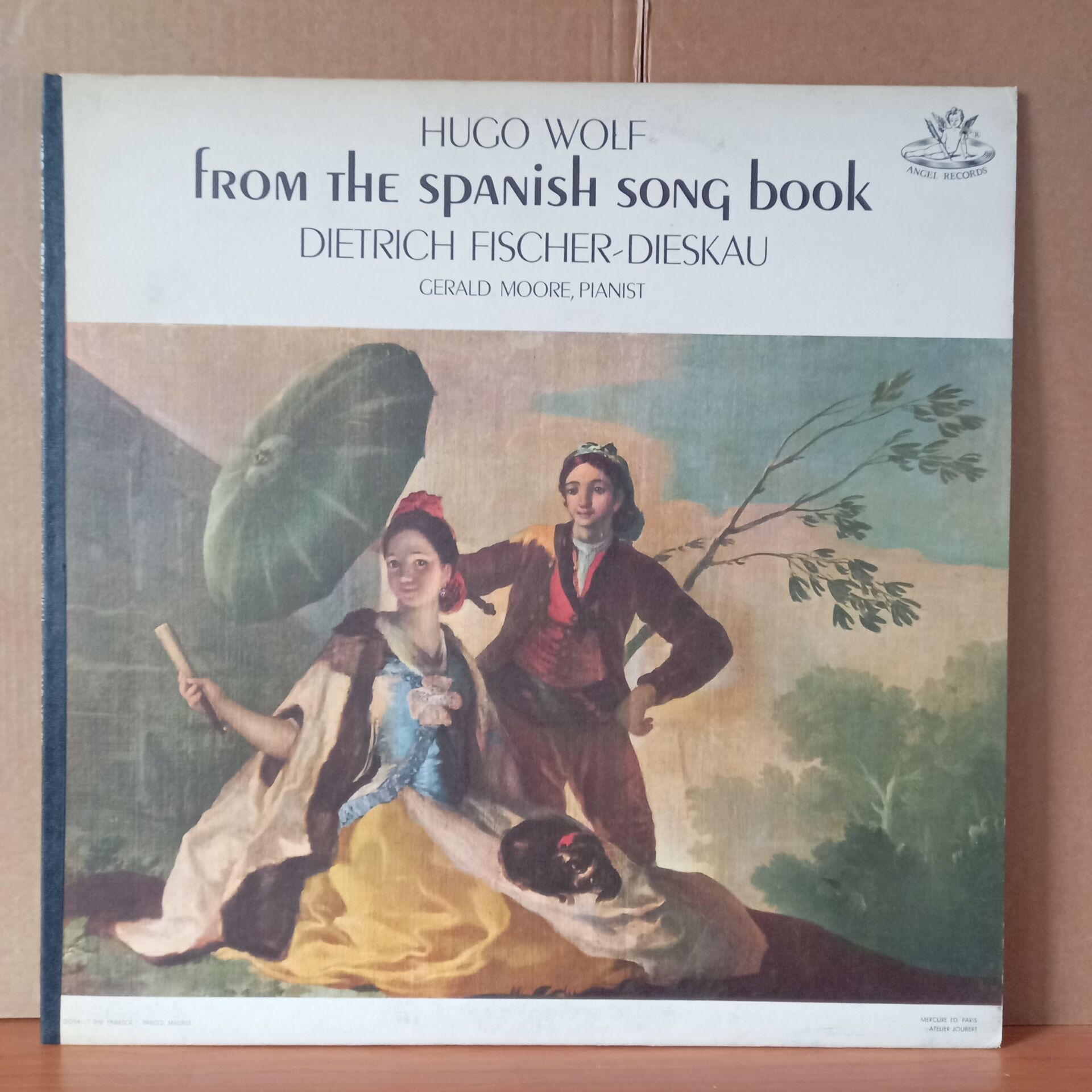 HUGO WOLF - FROM THE SPANISH SONG BOOK / DIETRICH FISCHER-DIESKAU, GERALD MOORE (1960) - LP 2.EL PLAK